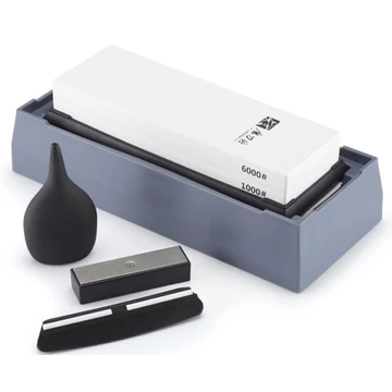 Taidea Fenőkő szett, #1000/6000 + állvány + élszögtartó + gyémánt tisztító + vízcseppentő