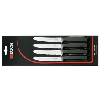 Dick ProDynamic 4db-os fogazott asztali kés 11 cm fekete (8570003)