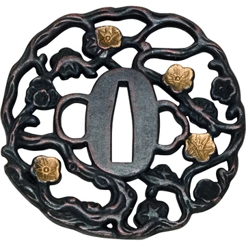 Tsuba "Golden Flower"