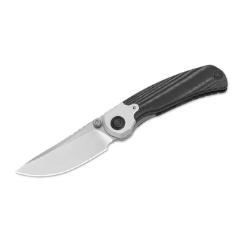 Kizer Pioneer Nitro-V Aluminum & Black Micarta Smooth zsebkés (ZX-FK03A6)