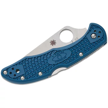 Spyderco Delica 4 SPY27 FRN Cobalt Blue PlainEdge zsebkés (C11PCBL)