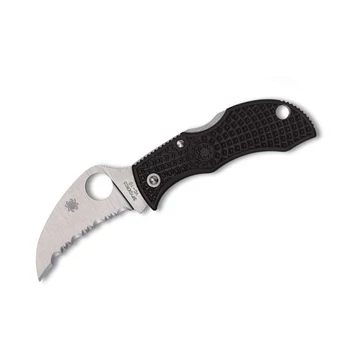 Spyderco Manbug Hawkbill Black FRN VG-10 SpyderEdge zsebkés (MBKHBS)