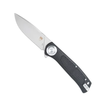 CobraTec EDC Scout Button Lock, Black zsebkés (CTSCTGRVBLKBL)