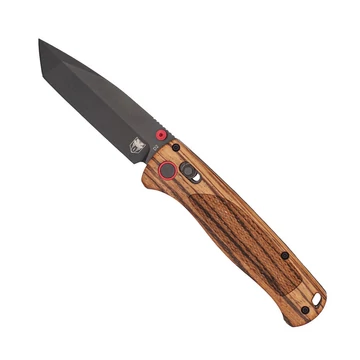 CobraTec Zebrawood Bar Lock, titanium black, tanto zsebkés (CTZWDBLTNSBLK)
