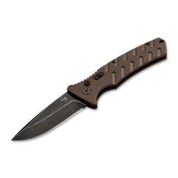 Böker Plus Strike Droppoint Coyote zsebkés (01BO424)