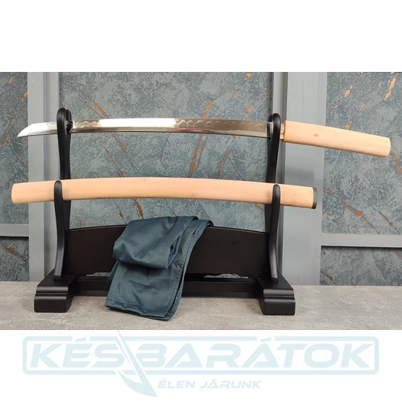munenori-shirasaya-wakizashi-t10-steel-hitatsura-hamon-2