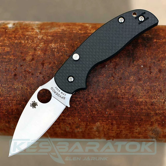 spyderco-sage-6-cpm-s30v-cf-button-compression-lock-plainedge-zsebkes-c123cfbclp-2