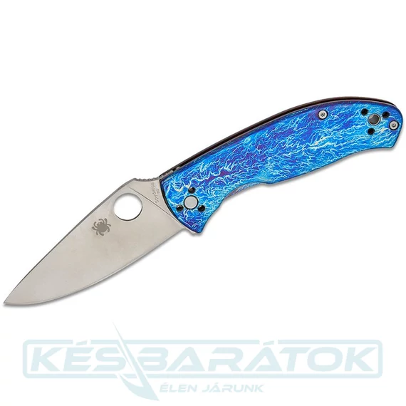 spyderco-tenacious-titanium-ril-disarray-finish-d2-plainedge-zsebkes-c122tibld2p-1